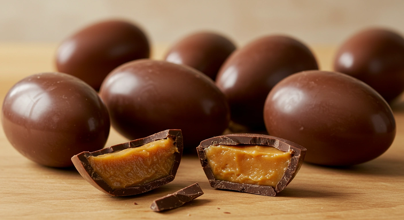 Fudge Filled Easter Eggs - secondary view